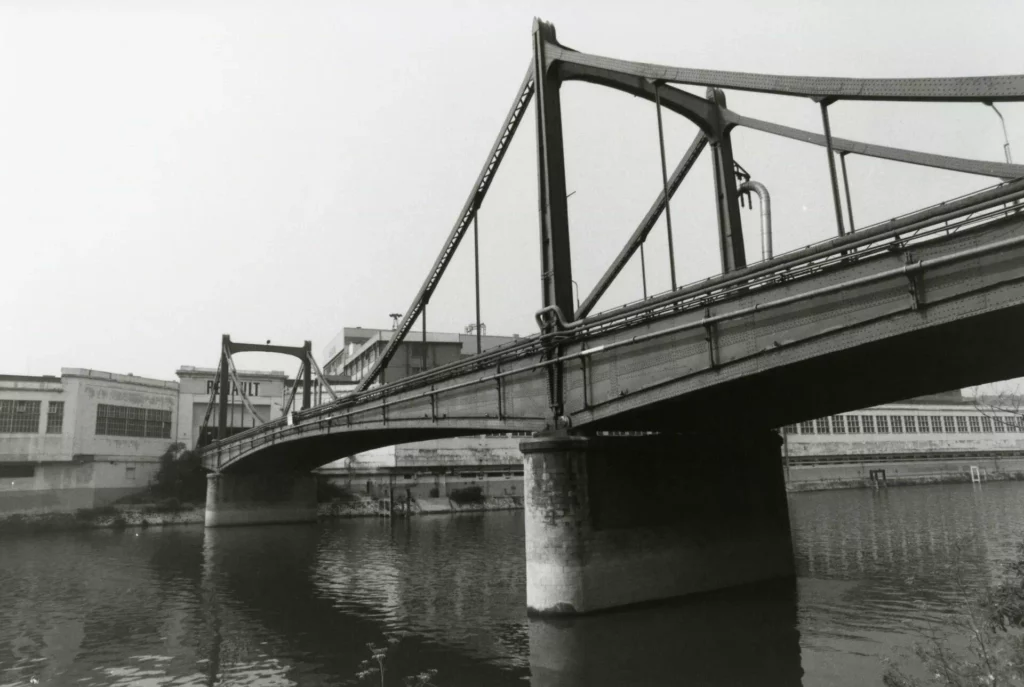Le pont Daydé, 1983. Archives municipales de Boulogne-Billancourt