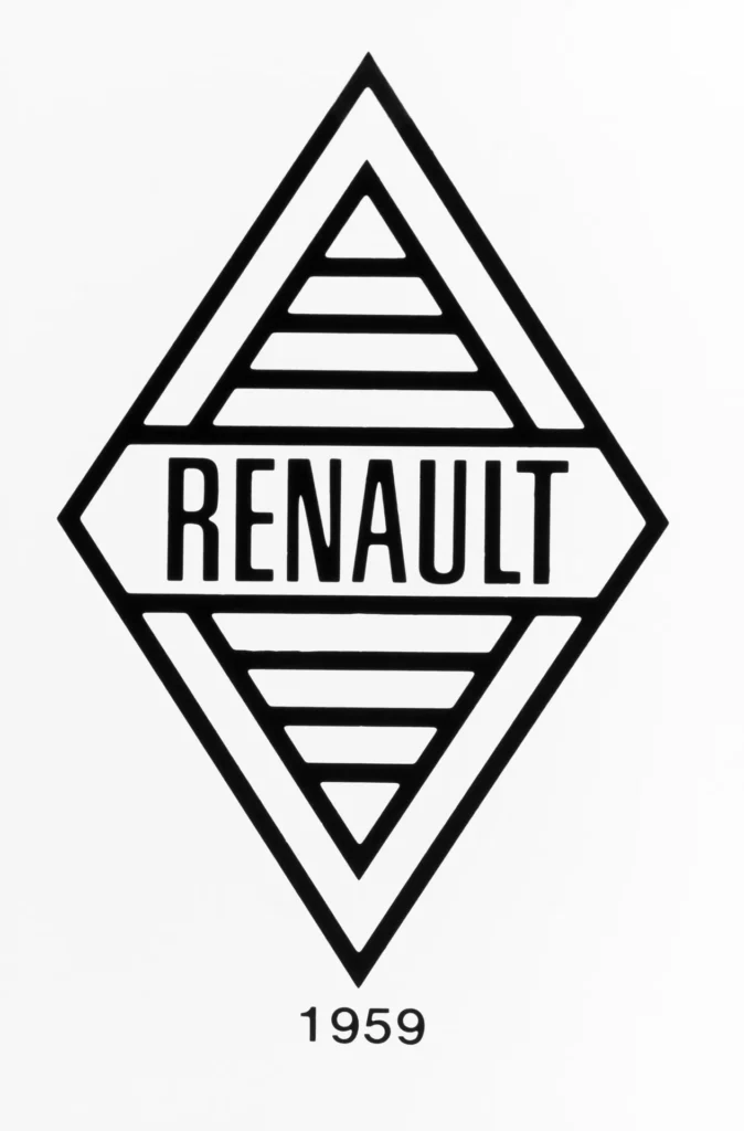 Logo Renault 1959. © Renault Communication - Droits réservés